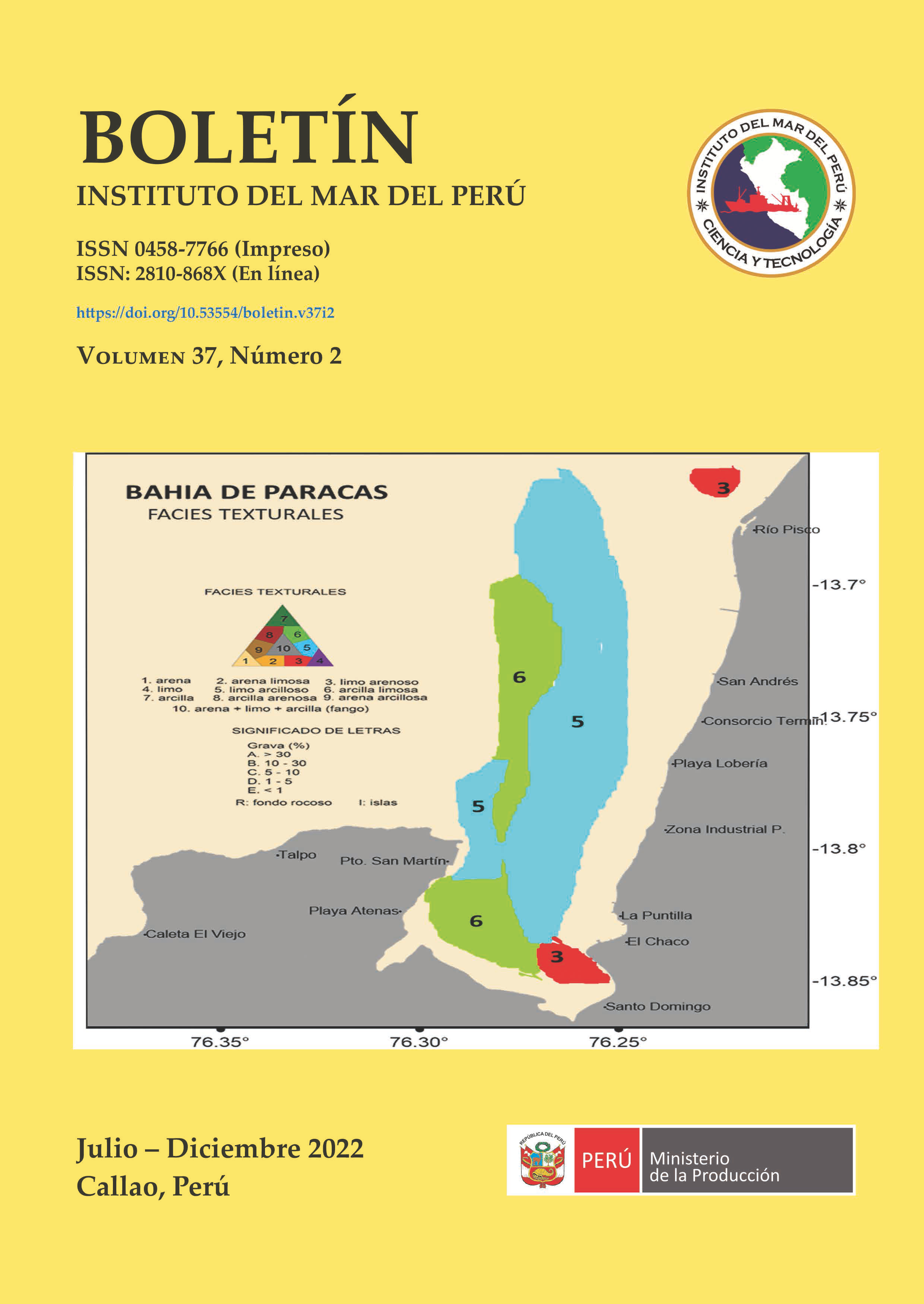 					Ver Vol. 37 Núm. 2 (2022): Boletín Instituto del Mar del Perú
				