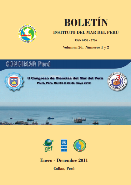 					Ver Vol. 26 Núm. 1-2 (2011): Boletin Instituto del Mar del Perú
				