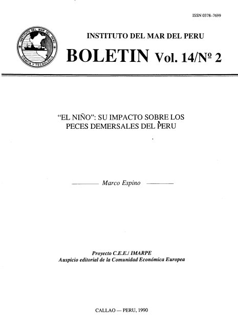 					Ver Vol. 14 Núm. 2 (1990): Boletin Instituto del Mar del Perú
				