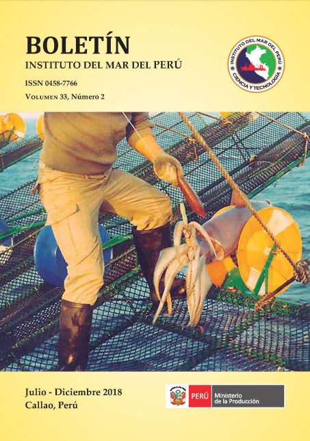 					Ver Vol. 33 Núm. 2 (2018): Boletin Instituto del Mar del Perú
				