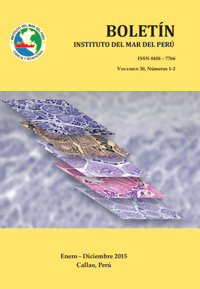 					Ver Vol. 30 Núm. 1-2 (2015): Boletin Instituto del Mar del Perú
				